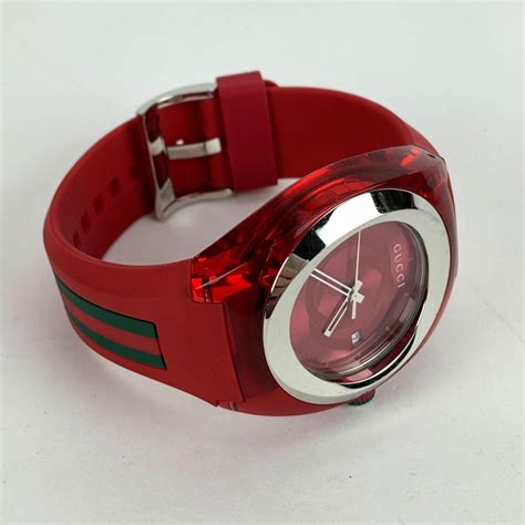 gucci sync 137.1 watch band|Gucci watch interchangeable rings.